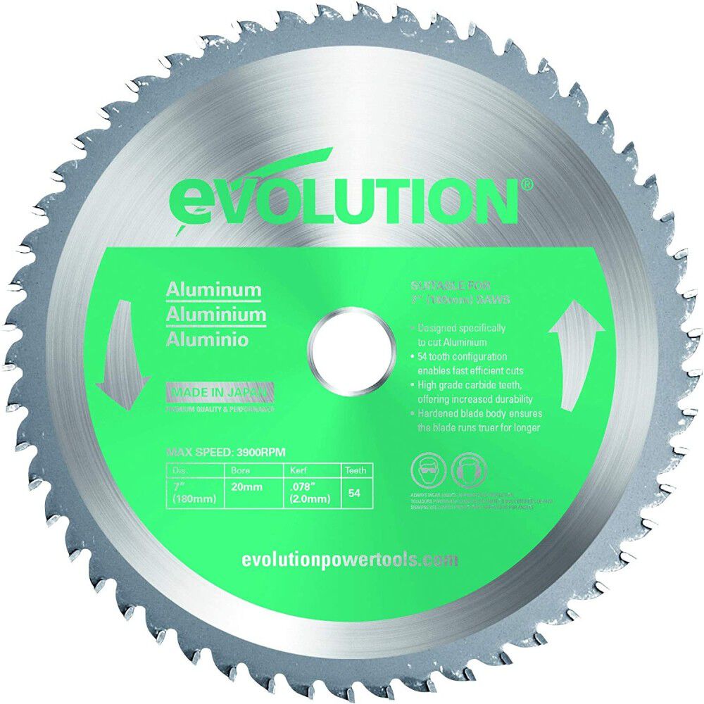 7in x 54T Aluminum Cutting Circular Saw Blade 180BLADEAL