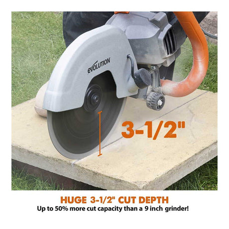 Power Tools 9 in 15A 6000 Rpm Electric Concrete Cut-Off Saw R230DCT