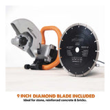 9 in 15A 6000 Rpm Electric Concrete Cut-Off Saw R230DCT