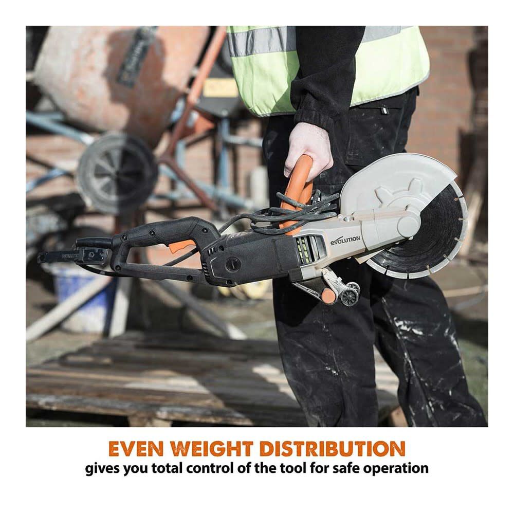 9 in 15A 6000 Rpm Electric Concrete Cut-Off Saw R230DCT