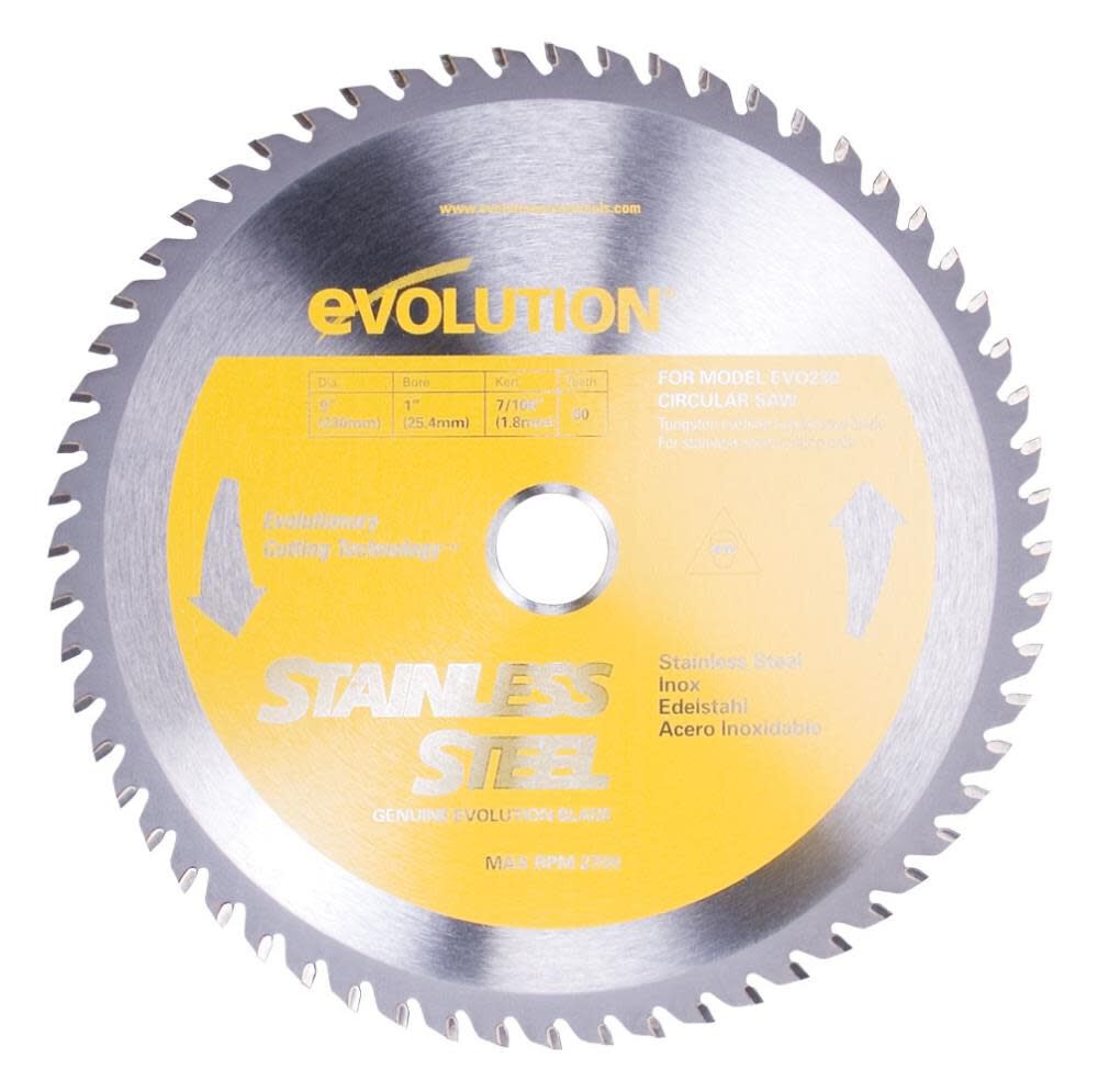 9 in. 60 Tooth Stainless Steel Tungsten Carbide-Tipped Cutting Blade 230BLADESSN