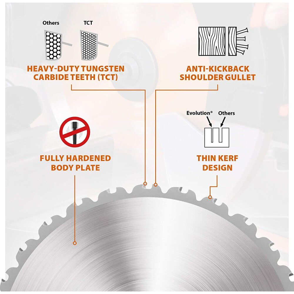 9in x 26T Multi-Purpose Cutting Circular Saw Blade RAGE230BLADE