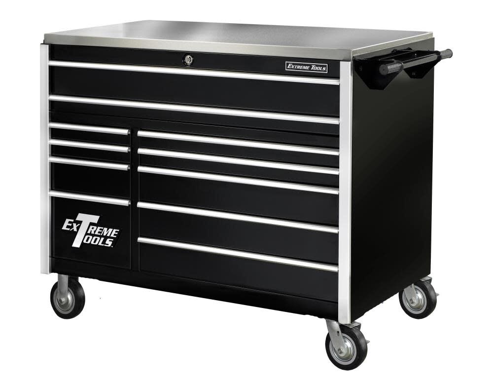 55 In. 11 Drawer Pro Roller Cabinet - BLK EX5511RCBK
