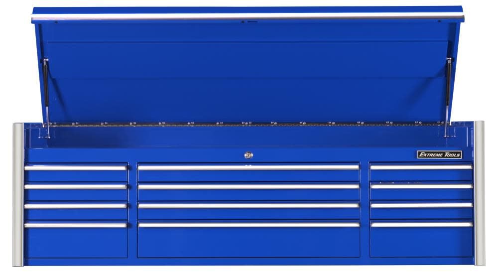 72 In. 12-Drawer Top Chest Blue RX722512CHBL