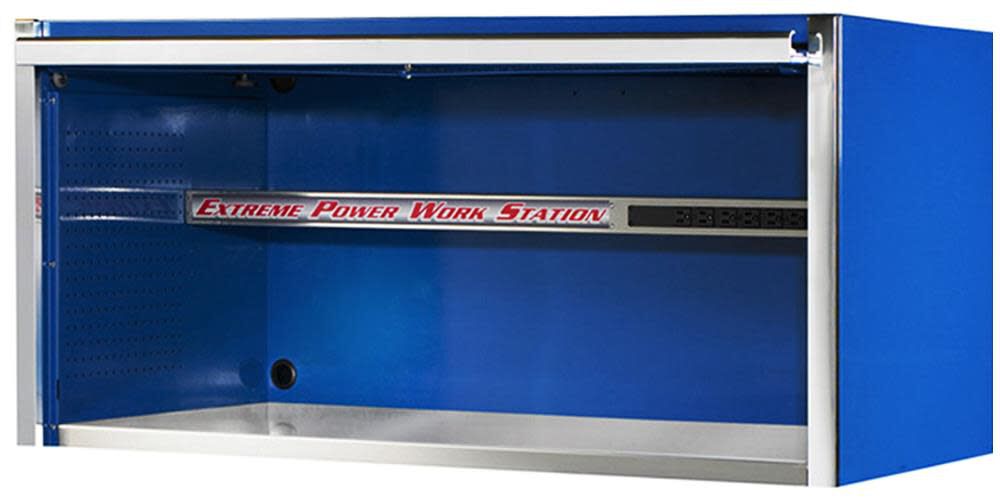 EX Pro Series Power Workstation Hutch 55in Blue EX5501HCBL