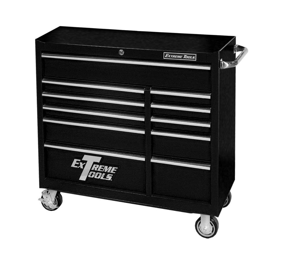 PWS Series Roller Cabinet 41in x 24in Black PWS4124RCTXBK