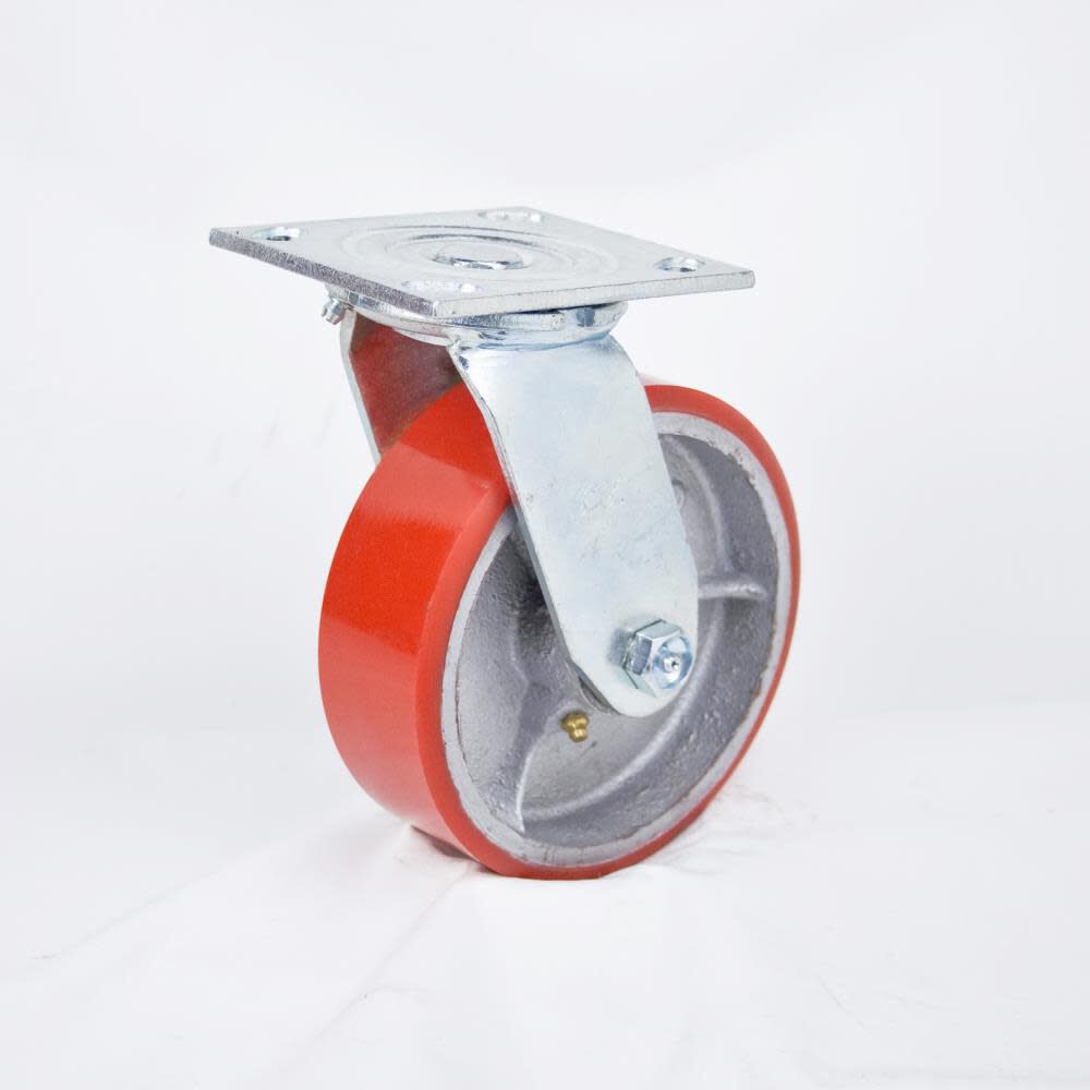 6 In. Polyurethane On Steel Swivel Caster EZ-0620-MOP-S