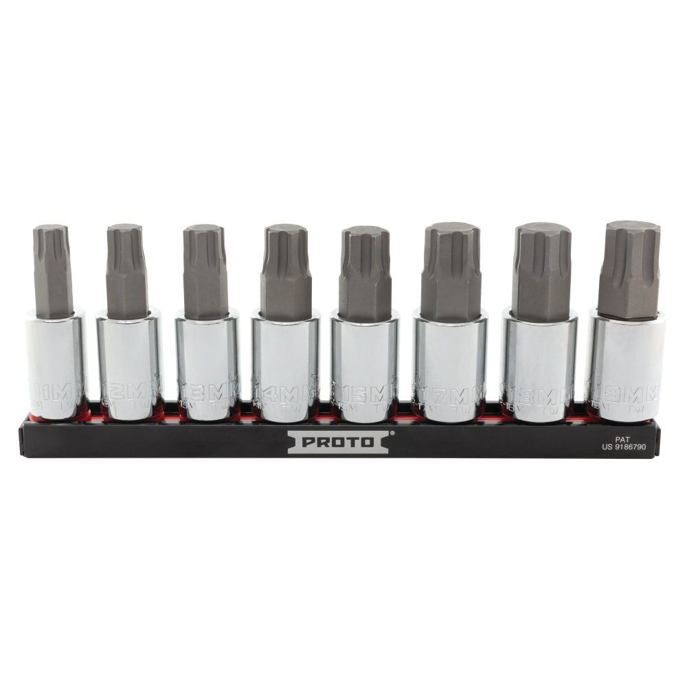 8 Piece 1/2 Drive HEX Socket Set Metric J5441R8MM