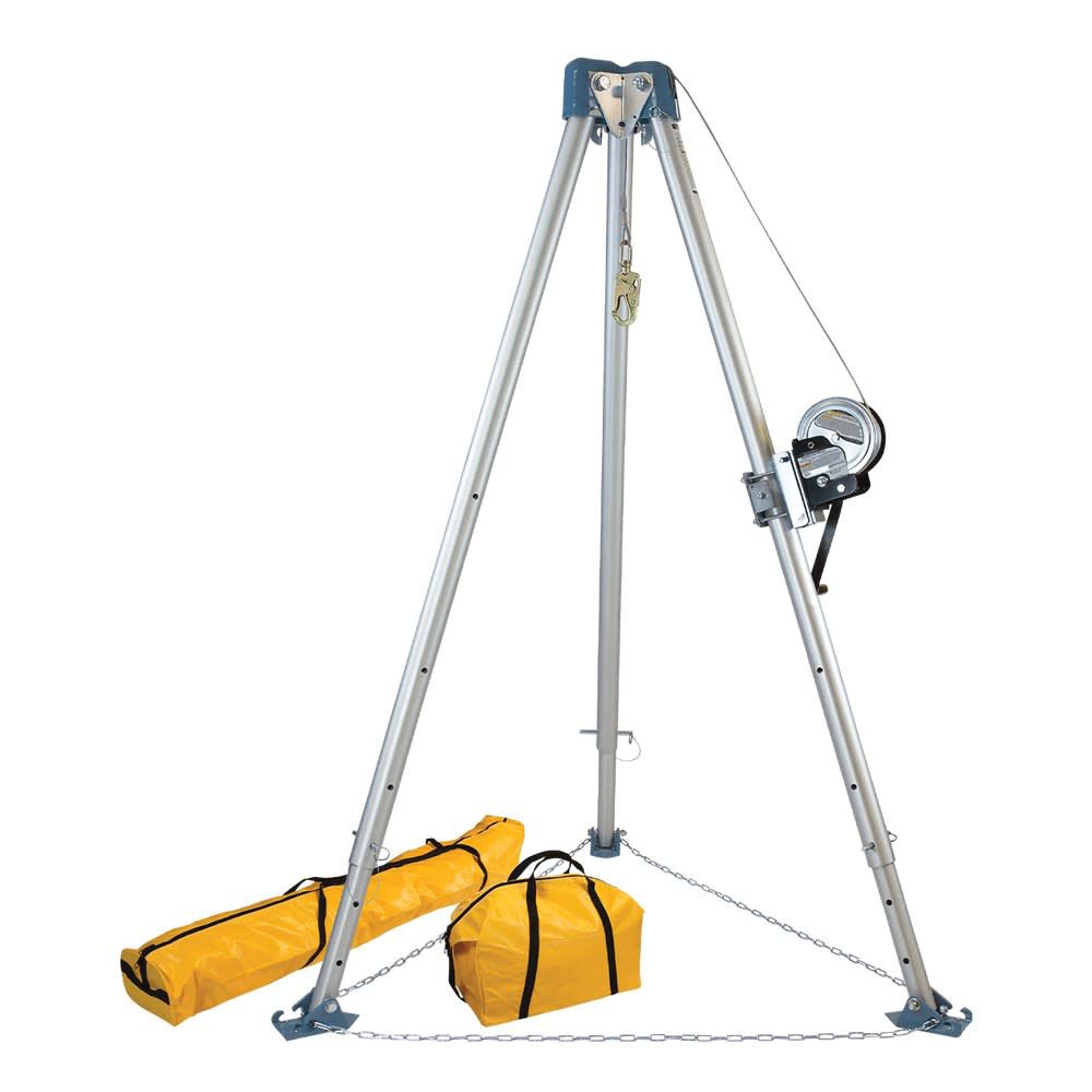 11' Confined Space Tripod System with 120' Winch 7510