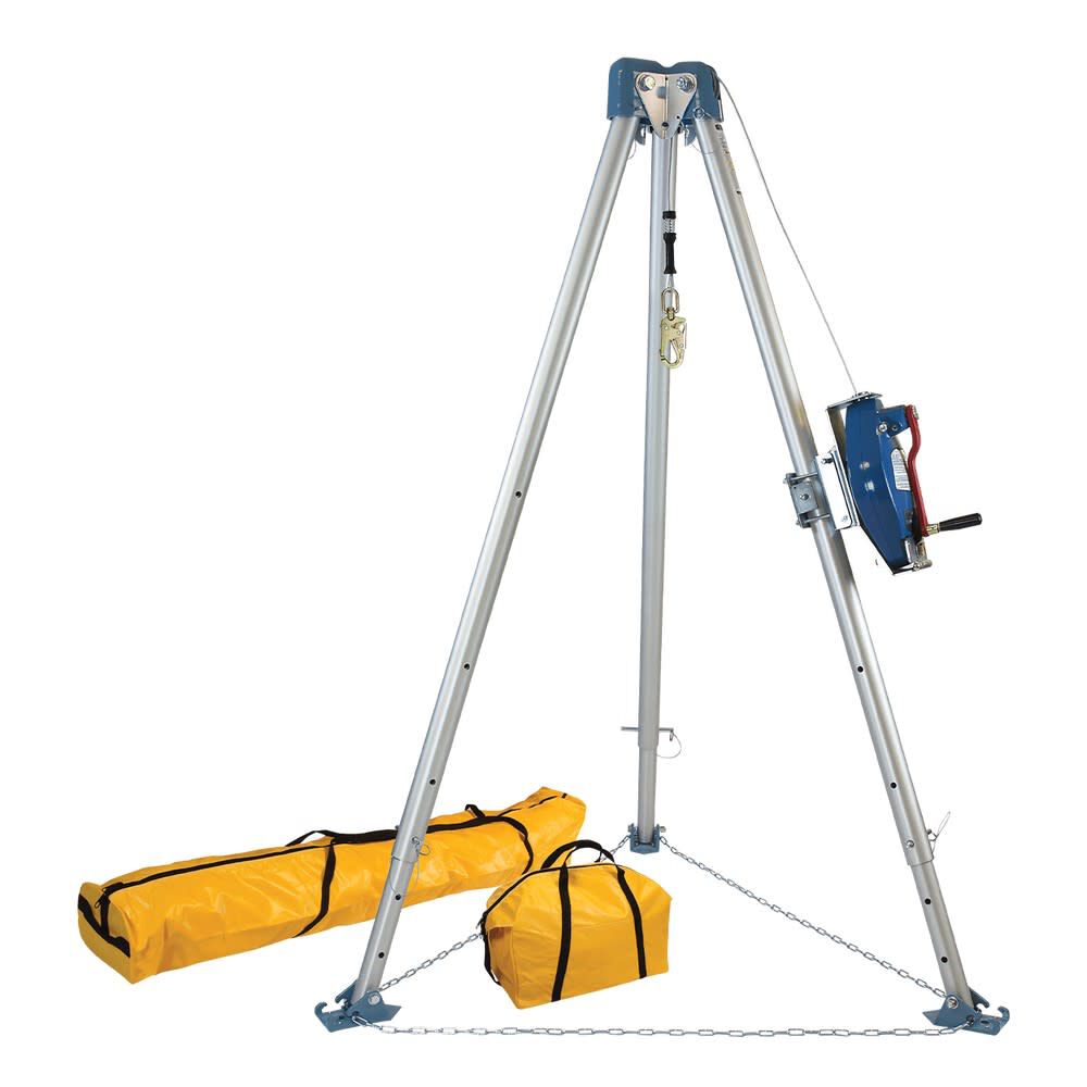 11' Confined Space Tripod System with 60' SRL-R 7500