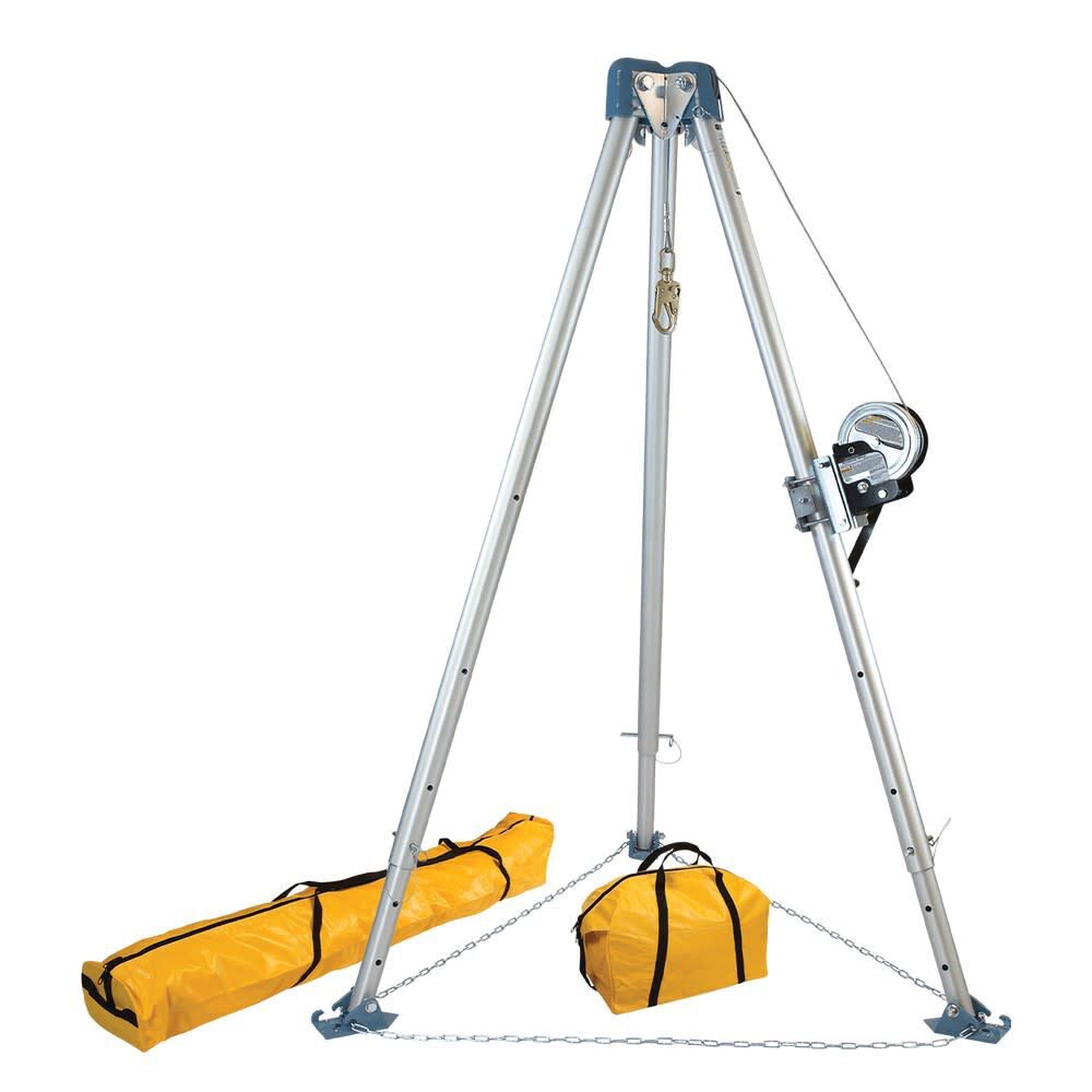 11' Confined Space Tripod System with 60' Winch 7505S