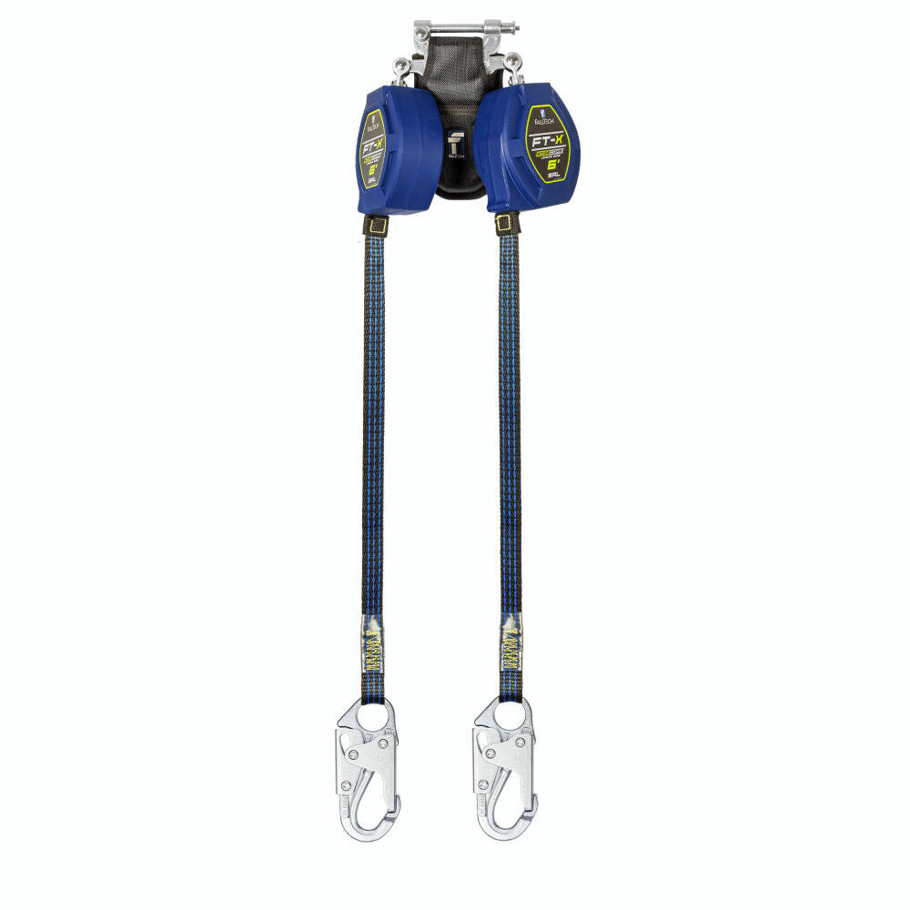 6ft FT-X EdgeCore Class 2 Twin-Leg LE SRL with Steel Snap Hooks 84106TP1