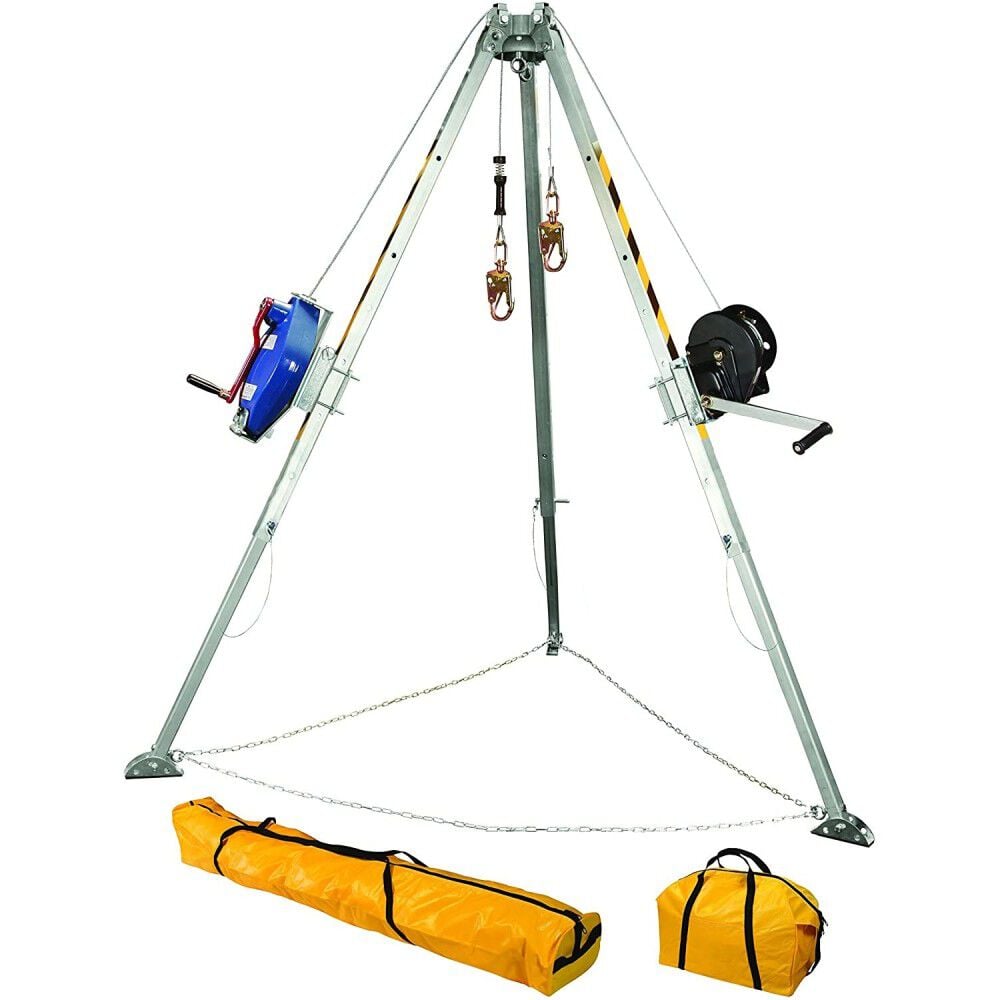 8' Confined Space Tripod System with 60' SRL-R 7509