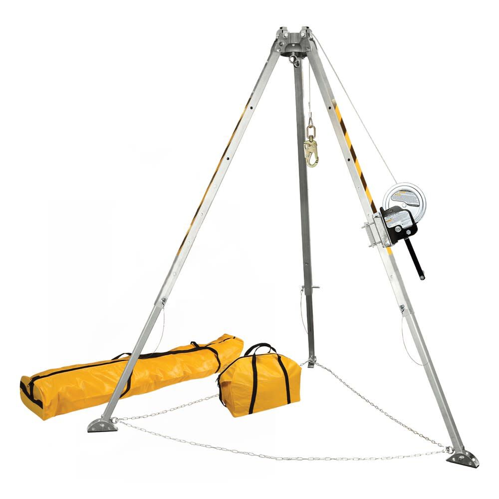 8' Confined Space Tripod System with 60' Winch 7507