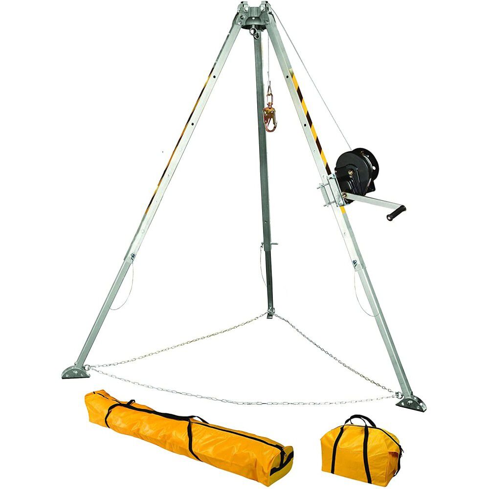 8' Confined Space Tripod System with 60' Winch 7507