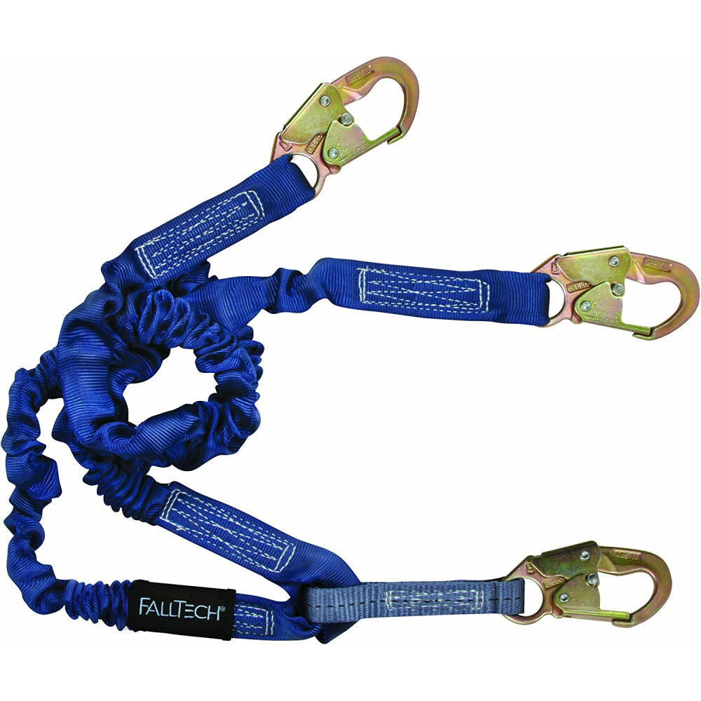 ElasTech 4.5 to 6' Double Leg Energy Absorbing Lanyard 8240Y