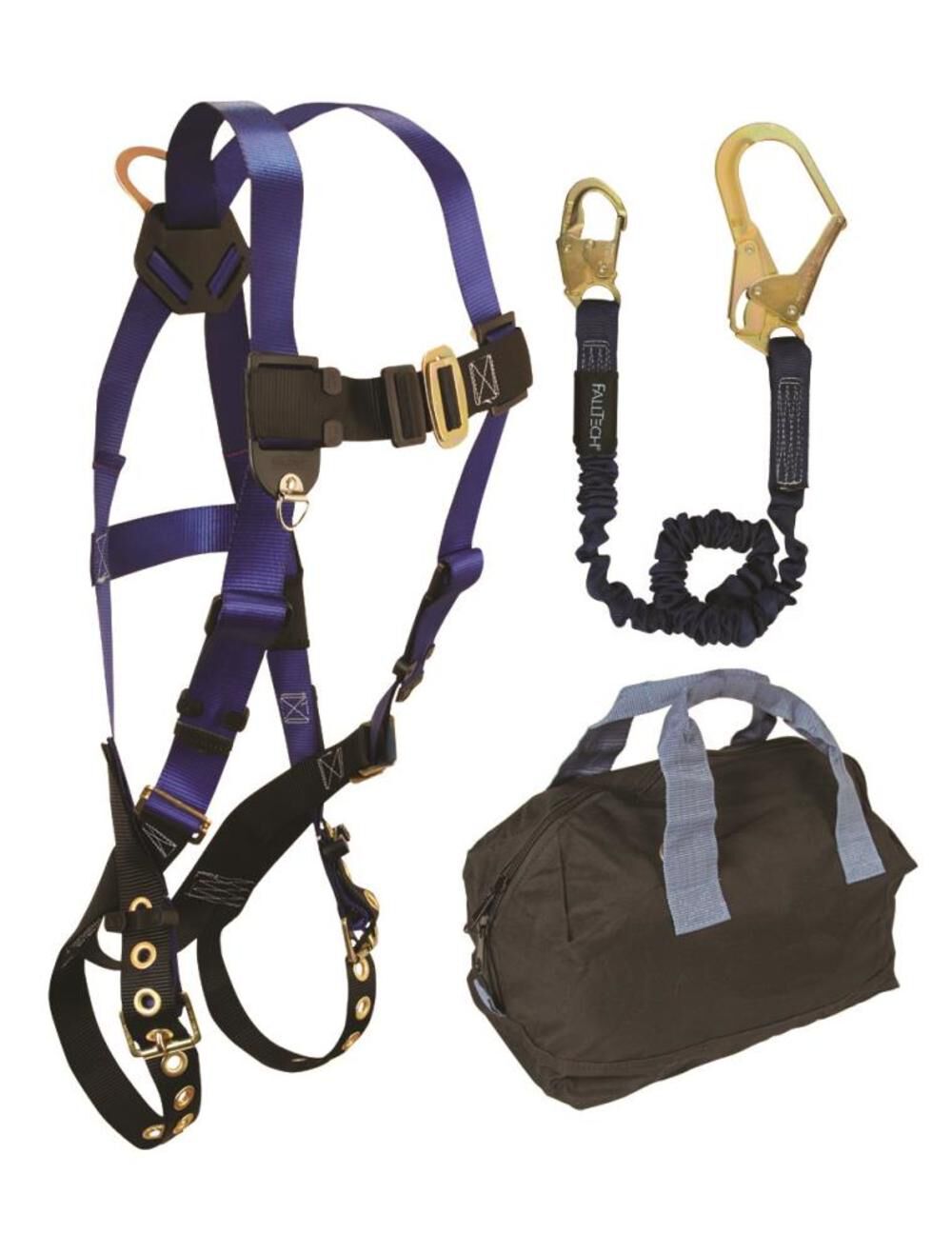 Fall Protection Starter Kit - 7016 Harness 8253 SAL 5005P Gear Bag 9097CP