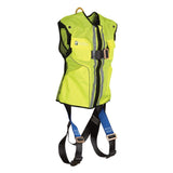 Hi Visibility Lime Vest with Harness 2X/3X 70152X3XL