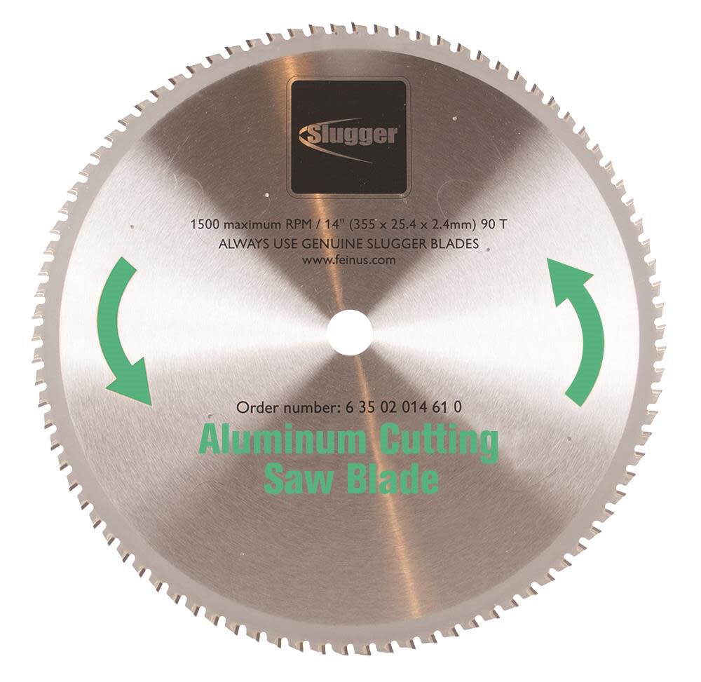 14 In. Saw Blade for Cutting Aluminum for the 14 In. Slugger by Metal Chop Saw 63502014610