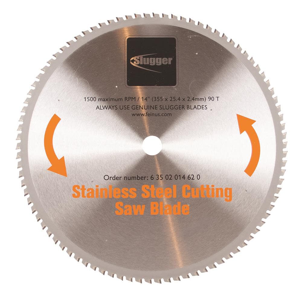 14 In. Saw Blade for Cutting Stainless Steel for the 14 In. Slugger by Metal Chop Saw 63502014620