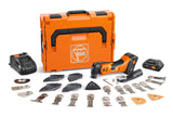 MULTIMASTER AMM 700 Top Pro Kit 18-volt Cordless Brushless 5.5-Amp Variable 60-Piece Oscillating Multi-Tool Kit with Hard Case (2-Batteries Included) 71293661090