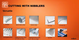 Cordless nibbler kit ABLK18-1.6 18V Set 2 Batteries 71320462090