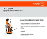 JCM 256U SLUGGER Magnetic Drill 2.5625 In. Capacity 72704761120