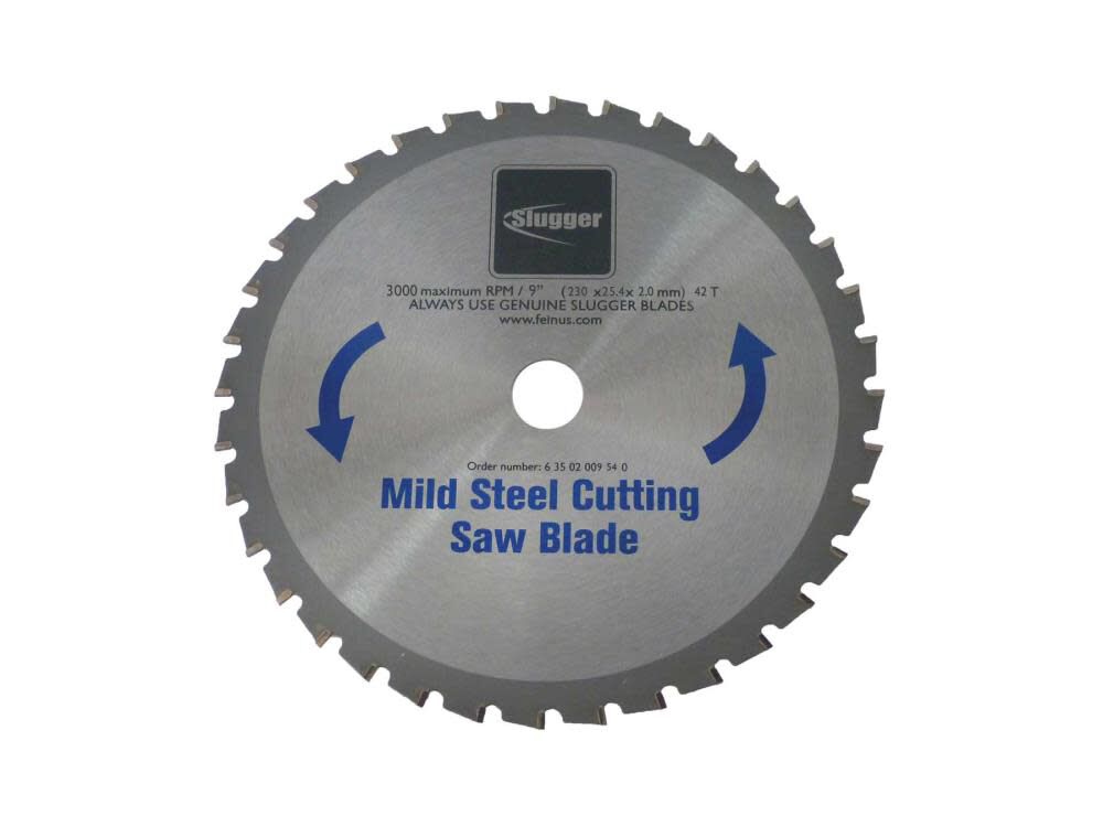 MCBL09 9 In. Saw Blade for Cutting Mild Steel Fits the 9 In. Slugger by Metal Saw 63502009540