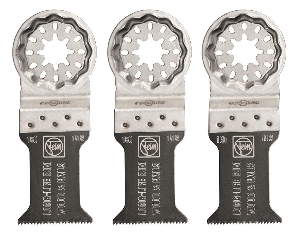 StarLock E-Cut 160 Long-Life Saw Blade with Bi Metal Teeth Set for All Woods Drywall and Plastic Materials 63502160270