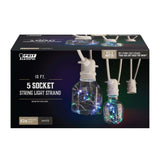 10' 5 Socket Mix N Match String Light Strand 72102