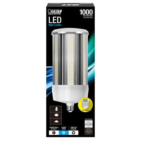 Electric 1000W 20000 Lumens LED Yard Light Bulb 1pk C20000/5K/LED