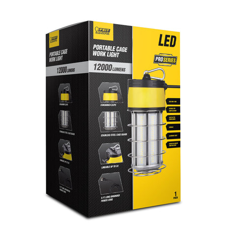 100W 12000 Lumens Plug-In LED Lantern Worklight WORKCAGE12000PL