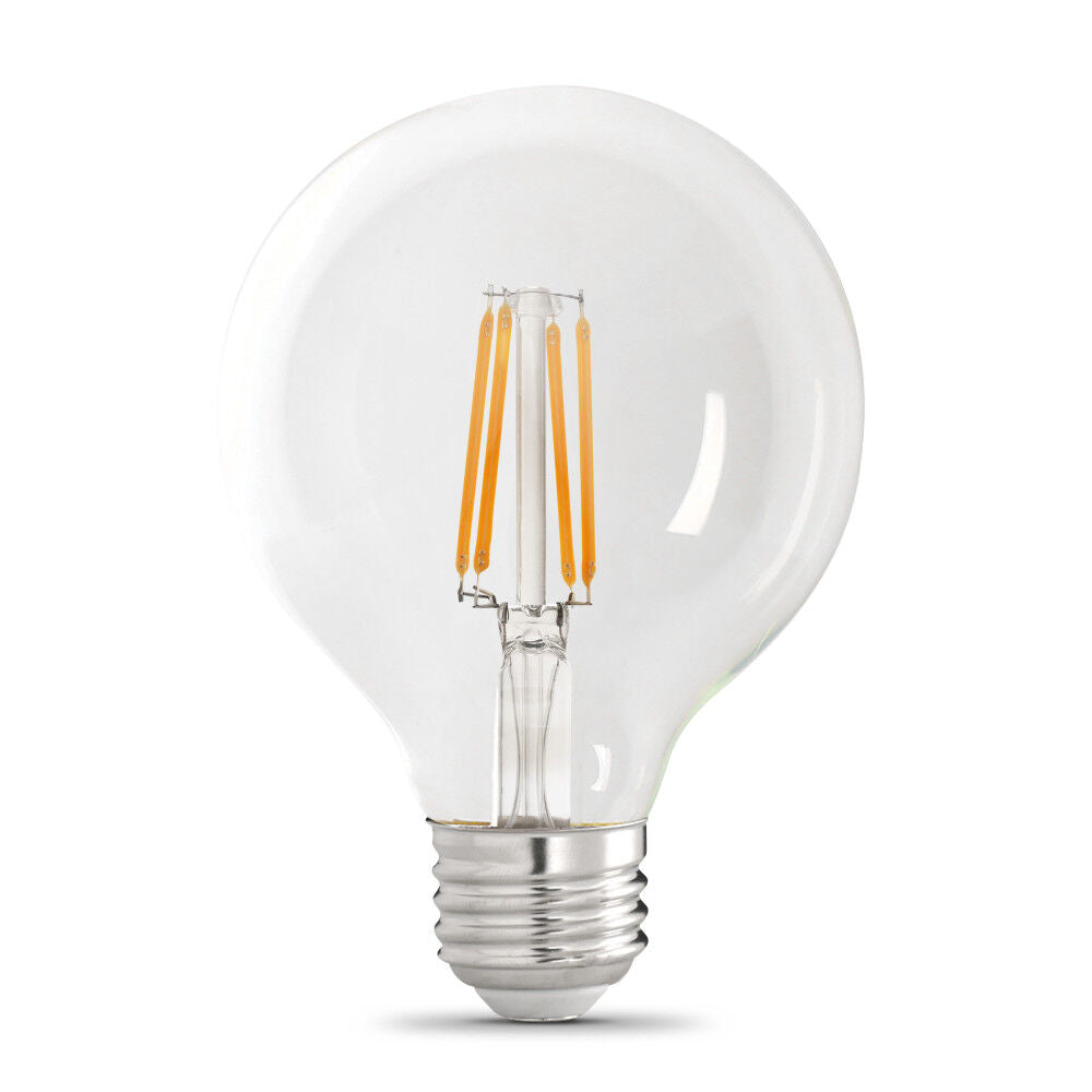 100W G25 Soft White Filament LED Bulb 3pk G25100927CAFIL3