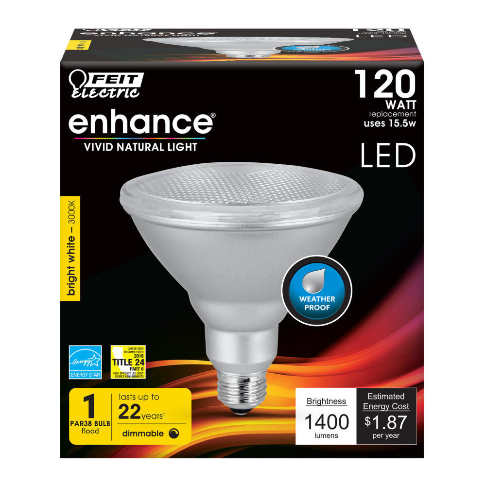 120W PAR38 Enhance 3000K LED Bulb 1pk PAR38DM1400930C