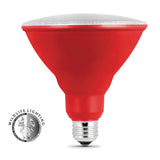 120W PAR38 Red Holiday & Party LED Bulb 1pk PAR38R10KLED/BX