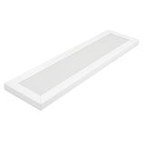 12.5W 875 Lumens White LED Flat Panel Light Fixture FP0.5X2/4WY/WH