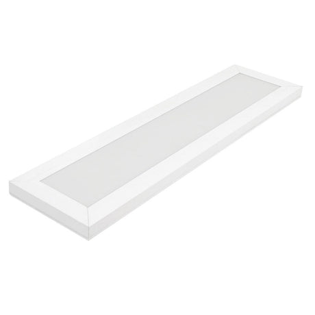 Electric 12.5W 875 Lumens White LED Flat Panel Light Fixture FP0.5X2/4WY/WH