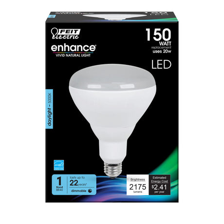 Electric 150W BR40 5000K Dimmable LED Bulb 1pk BR40DM2175950CA