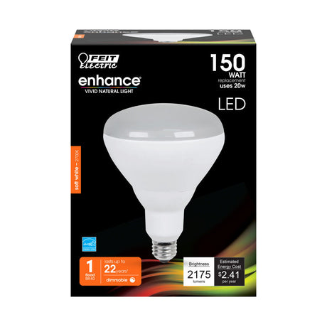 Electric 150W BR40 Soft White Dimmable LED Bulb 1pk BR40DM2175927CA