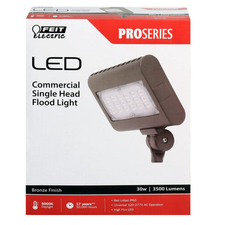 30W 3500 Lumens Switch Bronze LED Floodlight S7CSFL/850/BZ