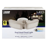 40W Dual Head Dusk to Dawn LED Security Floodlight S10DFL/3WYDDSS