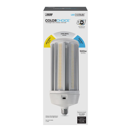 500W Color Select LED Yard Light Bulb 1pk C10000/CCT/LEDI