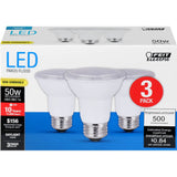 50W PAR20 5000K Reflector LED Bulb 3pk PAR205085010K3