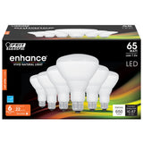 65W BR30 Soft White Dimmable LED Bulb 6pk BR30DM/927CA/6