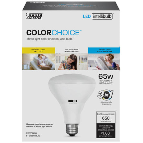 65W IntelliBulb ColorChoice BR30 LED Bulb 1pk BR30/CCT/LEDI