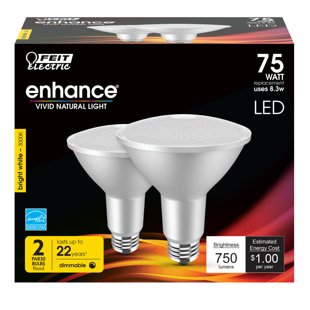 75W Enhance PAR30 3000K Reflector LED Bulb 2pk PAR30LDM/930CA2