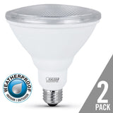 75W PAR38 3000K Reflector LED Bulb 2pk PAR3875/10KLED2