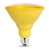 90W PAR38 Yellow Reflector LED Bulb 1pk PAR38/Y10KLEDBX