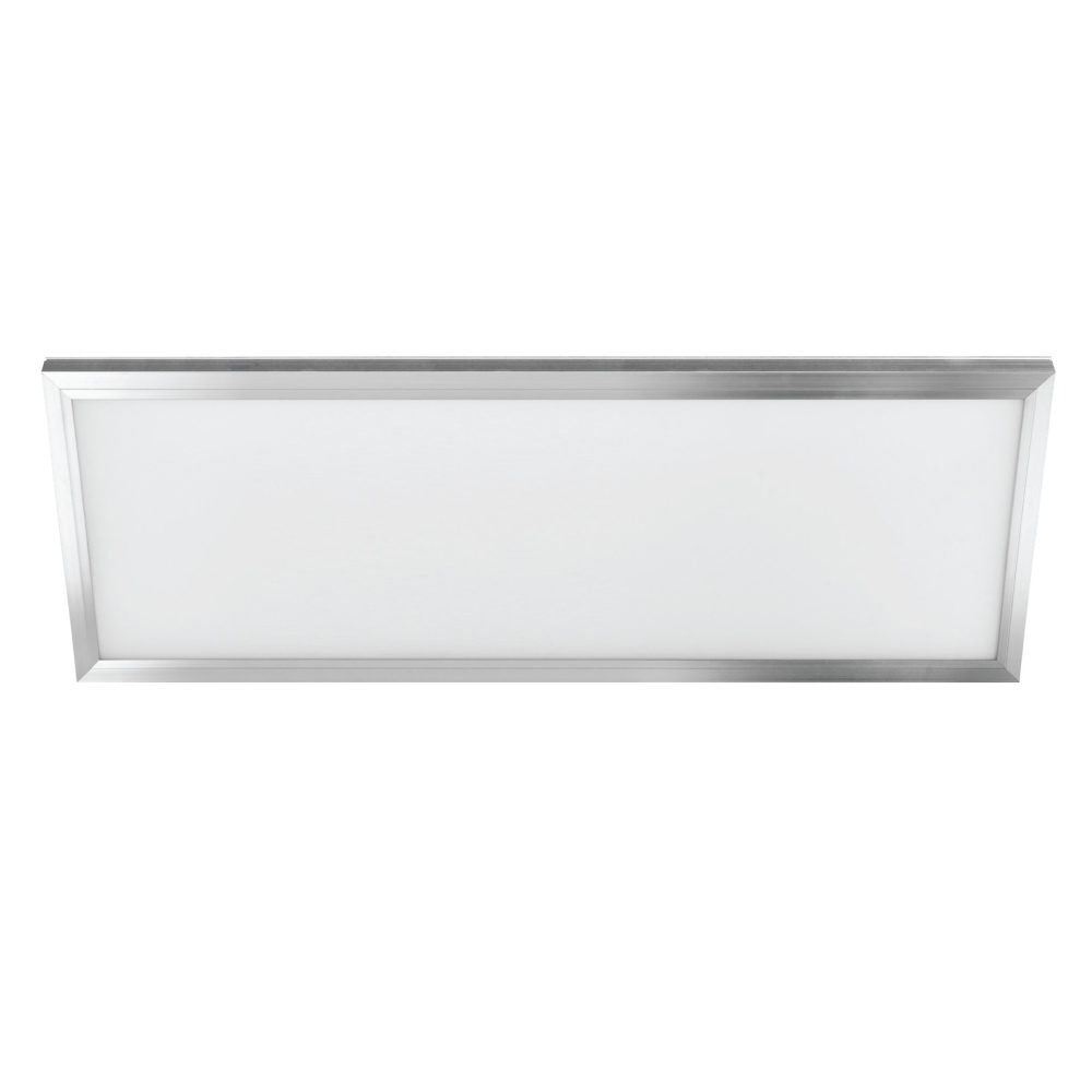 Nickel White Edgelit LED Flat Panel Light Fixture FP1X4/4WY/NK