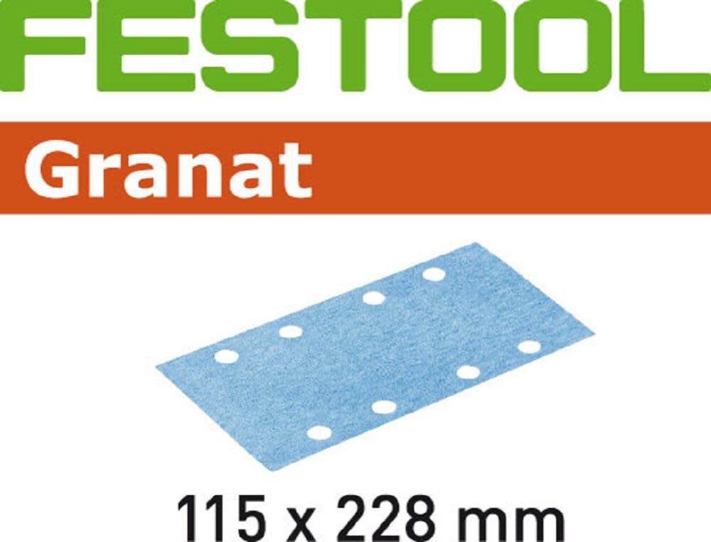 Granat 115 x 228 mm P120 - 100x 498947